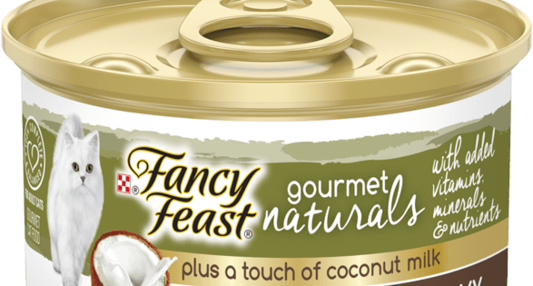 Fancy Feast Gourmet Naturals Plus A Touch Of Coconut Milk - Natural White Meat Chicken In Gravy